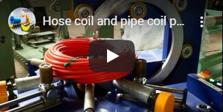 hose coil horizontal wrapping video